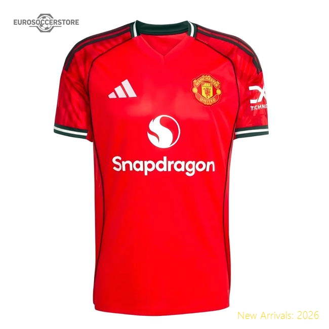 2025-2026 Man Utd Home Shirt-Football Shirts Shop