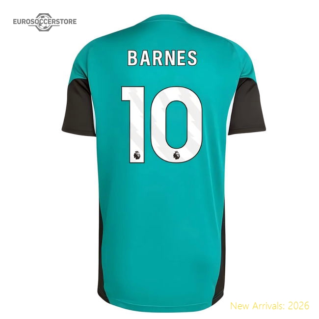 2025-2026 Liverpool EU Training Jersey (Green) (Barnes 10)-Football Shirts Shop