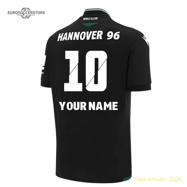 2025-2026 Hannover 96 Away Shirt (Your Name)-Football Shirts Shop