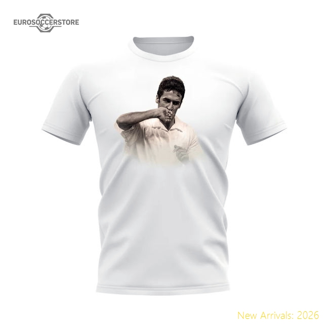 Raul Real Madrid Legend T-Shirt (White)-Football Shirts Shop