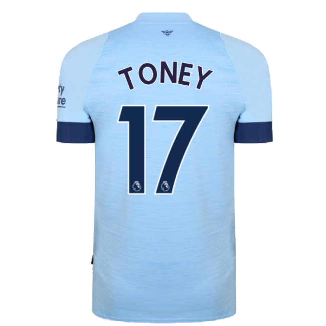 2022-2023 Brentford Away Shirt (TONEY 17)-Football Shirts Shop