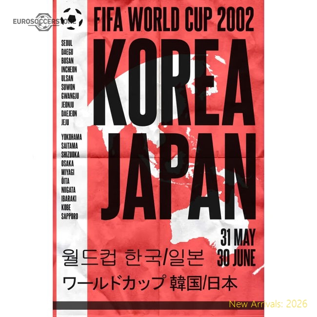 Pennarello: World Cup - Korea Japan 2002 T-Shirt - Black-Football Shirts Shop