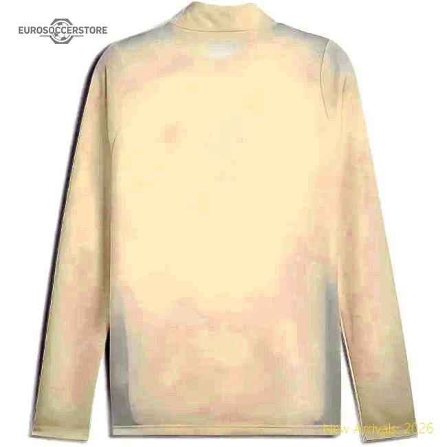 2025-2026 Portugal Training 1/4 Zip Top (Sugared Almond)-Football Shirts Shop