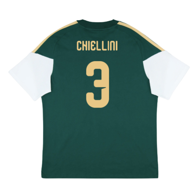 2026-2027 Italy Training Tee (Green) (Chiellini 3)-Football Shirts Shop