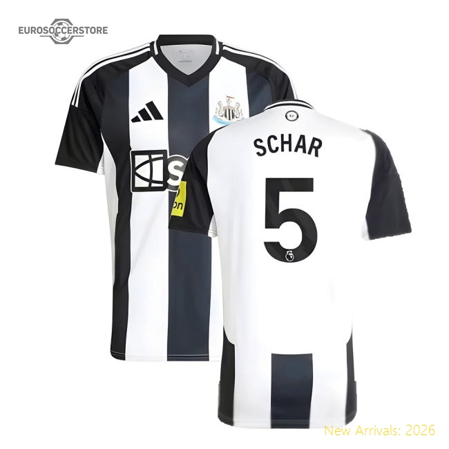 2024-2025 Newcastle Home Shirt (Schar 5)-Football Shirts Shop