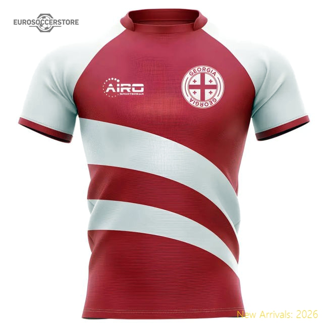 2025-2026 Georgia Home Concept Rugby Shirt - Baby-Football Shirts Shop