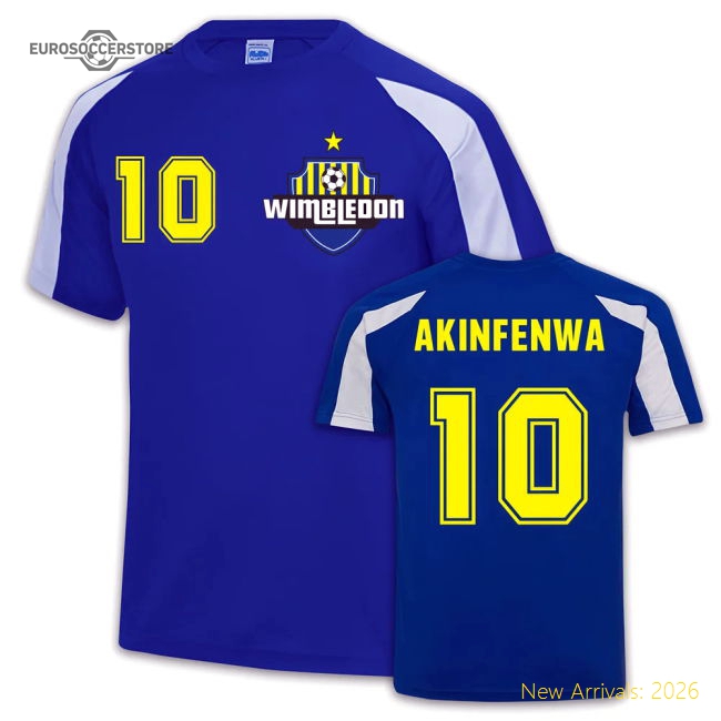 Wimbledon Sports training Jersey (Adebayo Akinfenwa 10)-Football Shirts Shop