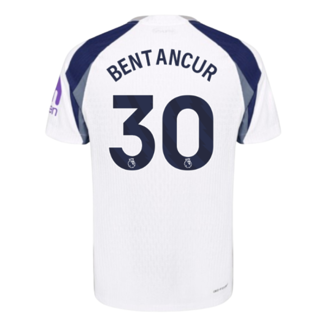 2025-2026 Tottenham Hotspur Authentic Home Shirt (Bentancur 30)-Football Shirts Shop