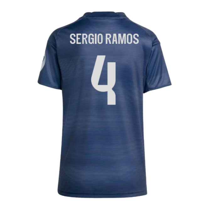 2025-2026 Real Madrid Authentic Away Shirt (Womens) (Sergio Ramos 4)-Football Shirts Shop