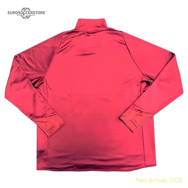 2022-2023 West Ham Drill Top (U) - Red Plum-Football Shirts Shop