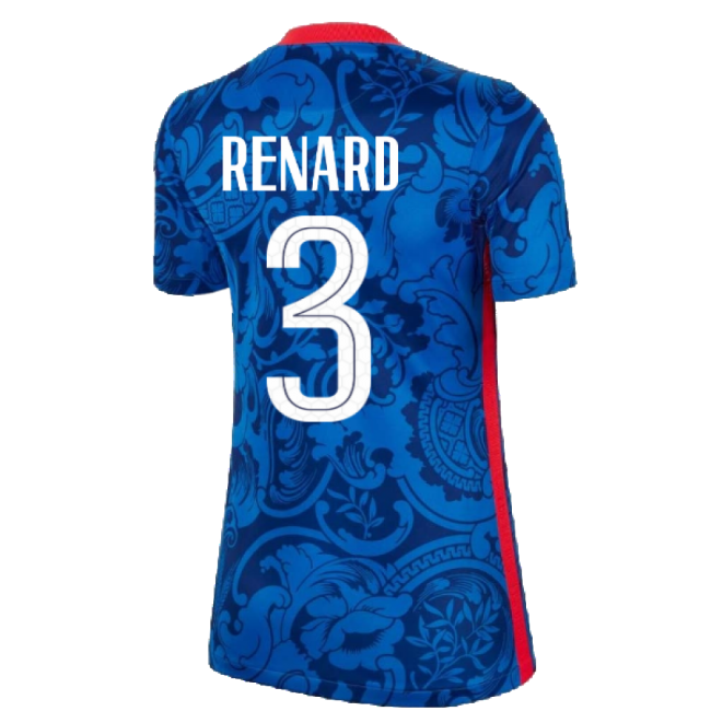 2022 France Euros Home Shirt (Ladies) (RENARD 3)-Football Shirts Shop
