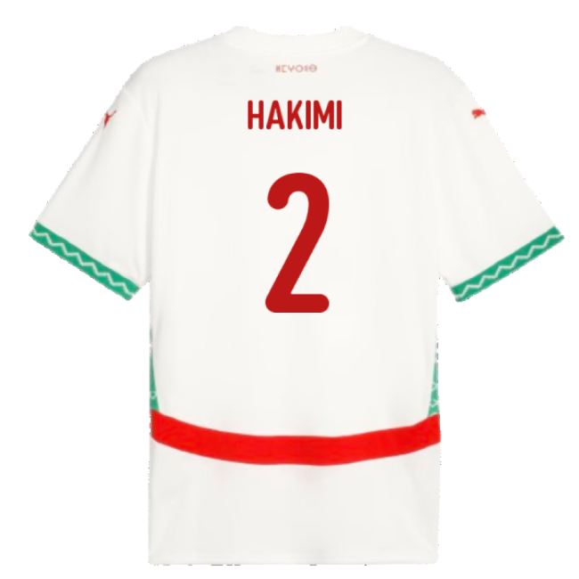 2024-2025 Morocco Away Shirt (Hakimi 2)-Football Shirts Shop
