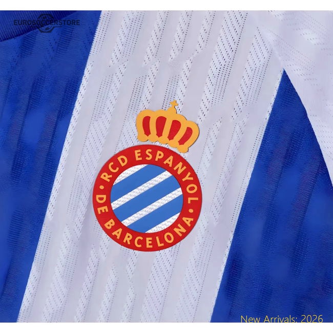 2025-2026 RCD Espanyol Home Shirt-Football Shirts Shop