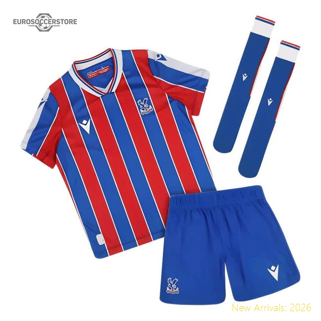 2025-2026 Crystal Palace Home Baby Kit-Football Shirts Shop