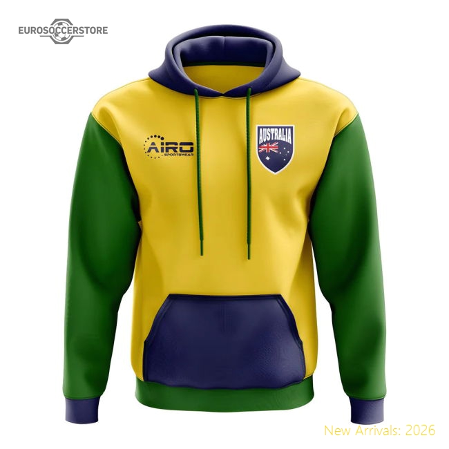 Australia Concept Country Football Hoody (Yellow)-Football Shirts Shop