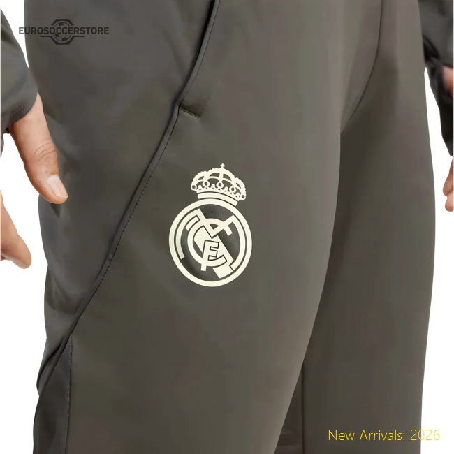 2025-2026 Real Madrid Training Pants (Utility Grey)-Football Shirts Shop