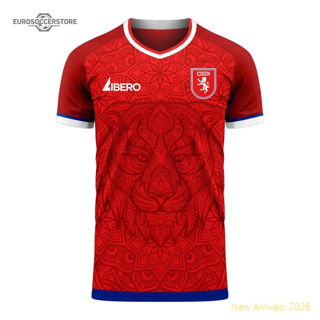 Czech Republic 2025-2026 Home Concept Kit (Libero) (SCHICK 10)-Football Shirts Shop