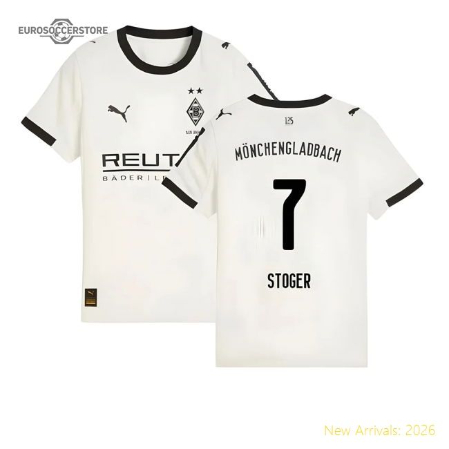 2025-2026 Borussia MGB Home Shirt (Kids) (Stoger 7)-Football Shirts Shop