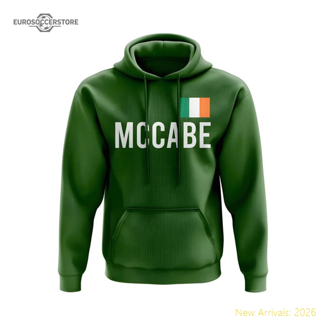 Katie McCabe Ireland Name Hoody (Green)-Football Shirts Shop