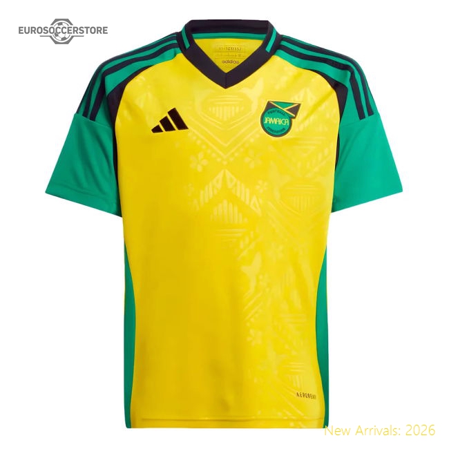 2024-2025 Jamaica Home Shirt (Kids)-Football Shirts Shop