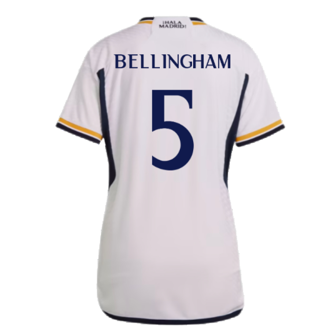 2023-2024 Real Madrid Home Shirt (Ladies) (Bellingham 5)-Football Shirts Shop