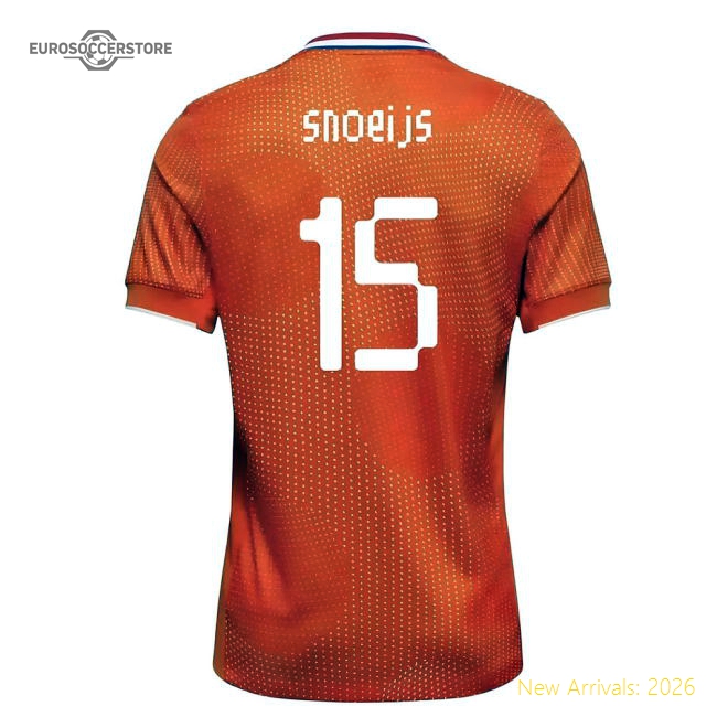 2025-2026 Netherlands Womens Team Shirt (Kids) (Snoeijs 15)-Football Shirts Shop