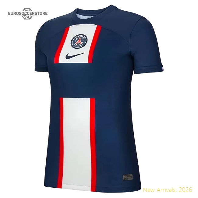 PSG 2022-23 Womens Home Shirt (Sponsorless) (L (Womens)) Neymar #10 (BNWT)-Football Shirts Shop