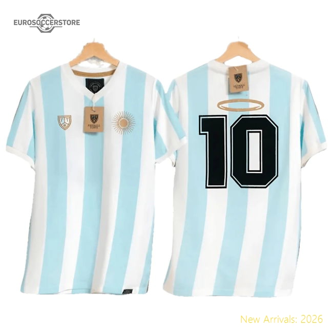 Argentina Maradona Tribute Home Shirt-Football Shirts Shop