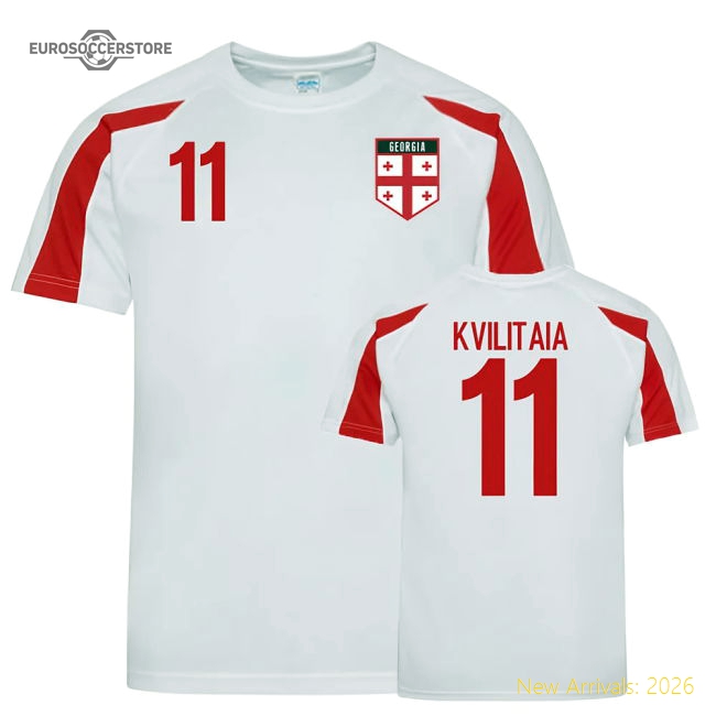 Georgia Sports Training Jersey (Kvilitaia 11)-Football Shirts Shop