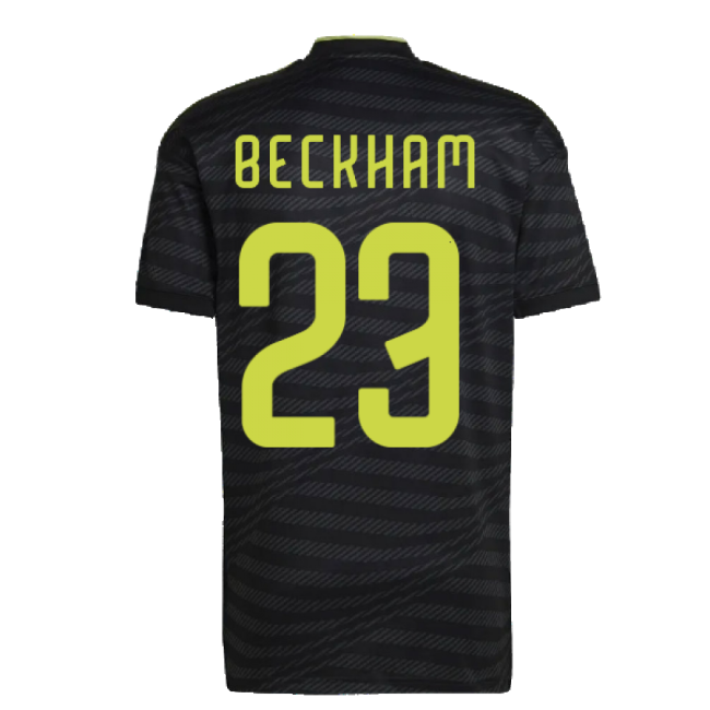 2022-2023 Real Madrid Third Shirt (BECKHAM 23)-Football Shirts Shop