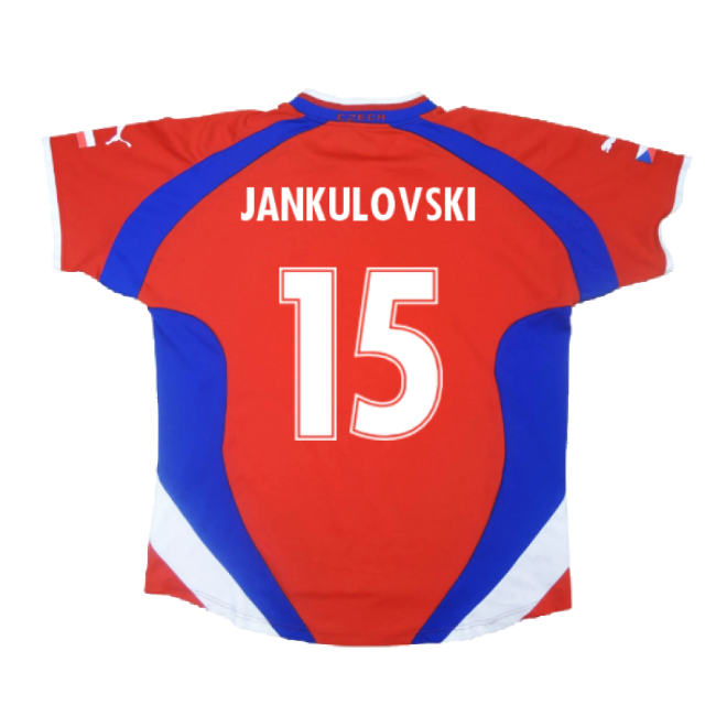 Czech Republic 2000-02 Home Shirt ((Very Good) L) (Jankulovski 15)-Football Shirts Shop
