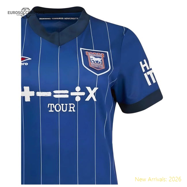 2024-2025 Ipswich Town Home Shirt (Womens)-Football Shirts Shop