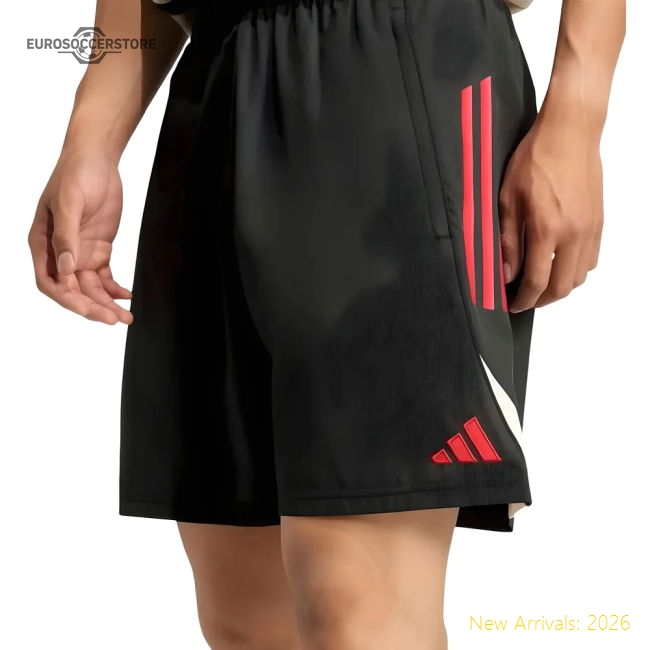 2025-2026 Liverpool Downtime Shorts (Black)-Football Shirts Shop