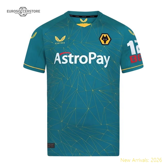 2022-2023 Wolves Away Pro Jersey (Sarabia 21)-Football Shirts Shop