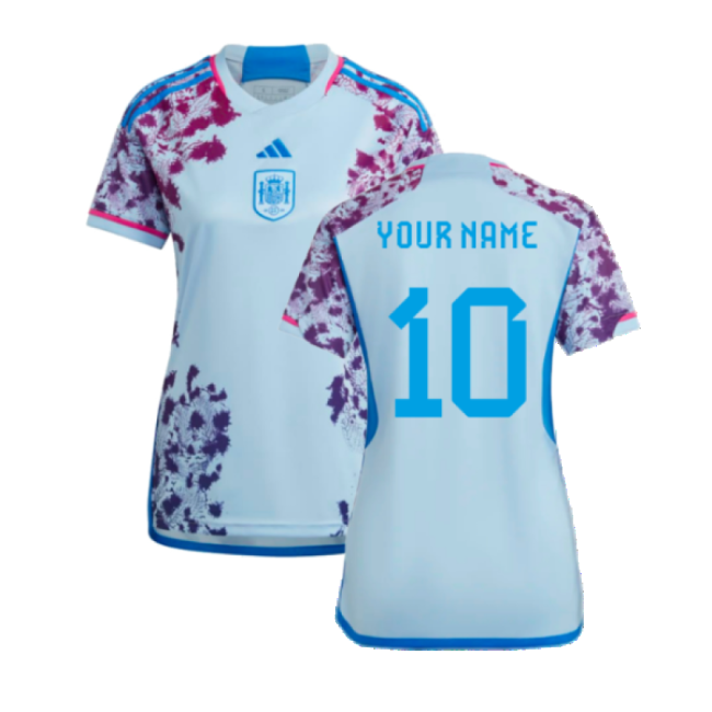 2023-2024 Spain Away Shirt (Ladies) (Your Name)-Football Shirts Shop