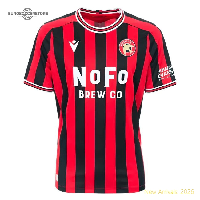 2025-2026 Walsall Home Shirt-Football Shirts Shop