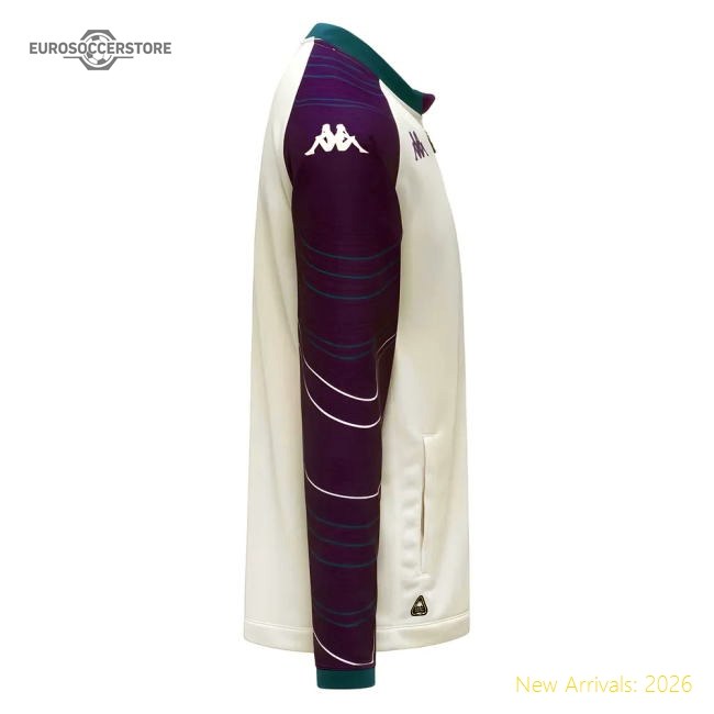 2025-2026 Fiorentina Presentation Jacket (White-Violet)-Football Shirts Shop