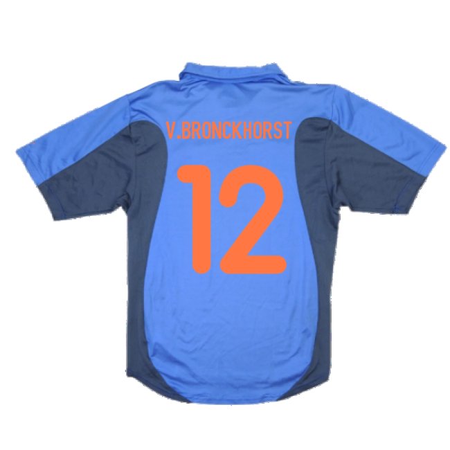 Holland 2000-02 Away Shirt ((Very Good) XL) (V.Bronckhorst 12)-Football Shirts Shop