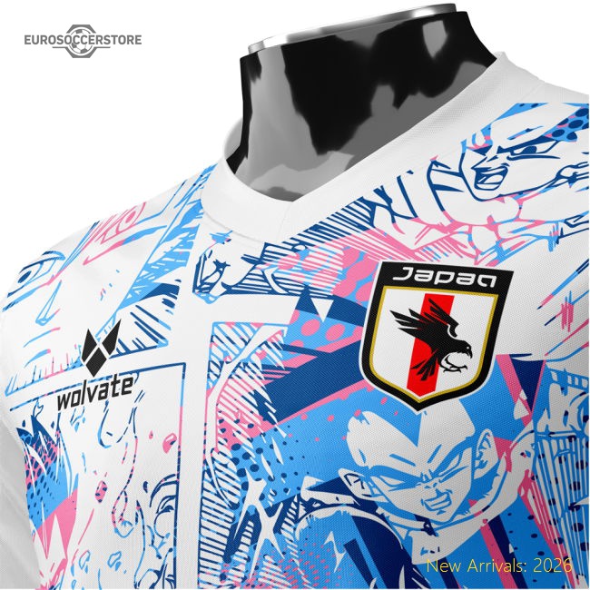 Japan Dragon Ball Z Heritage Football Jersey (Wolvate) Adult Short Sleeve-Football Shirts Shop