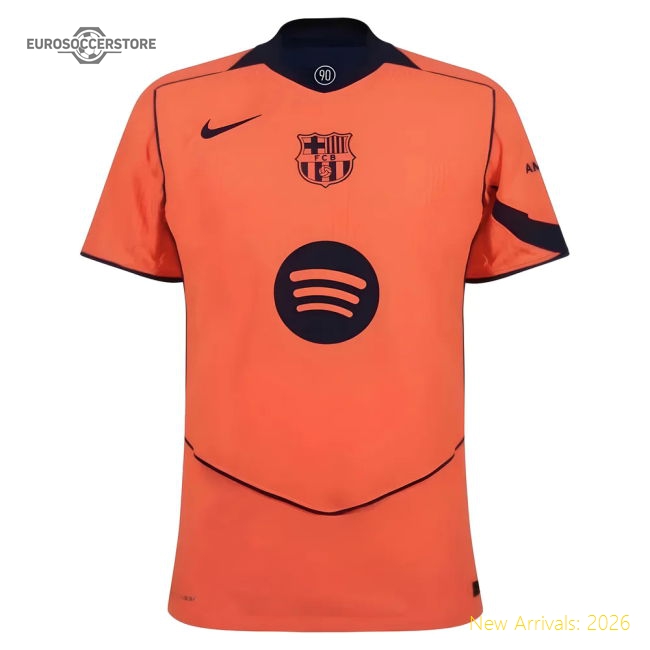2025-2026 Barcelona Authentic Third Shirt (Gavi 6)-Football Shirts Shop