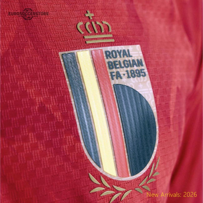 2026-2027 Belgium Authentic Home Shirt-Football Shirts Shop