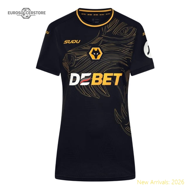 2024-2025 Wolves Away Shirt - Womens-Football Shirts Shop