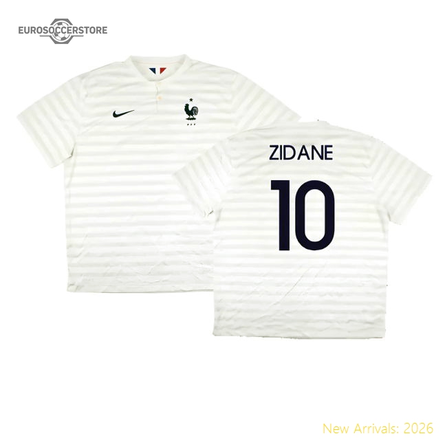 France 2014-15 Away Shirt ((Very Good) XXL) (Zidane 10)-Football Shirts Shop
