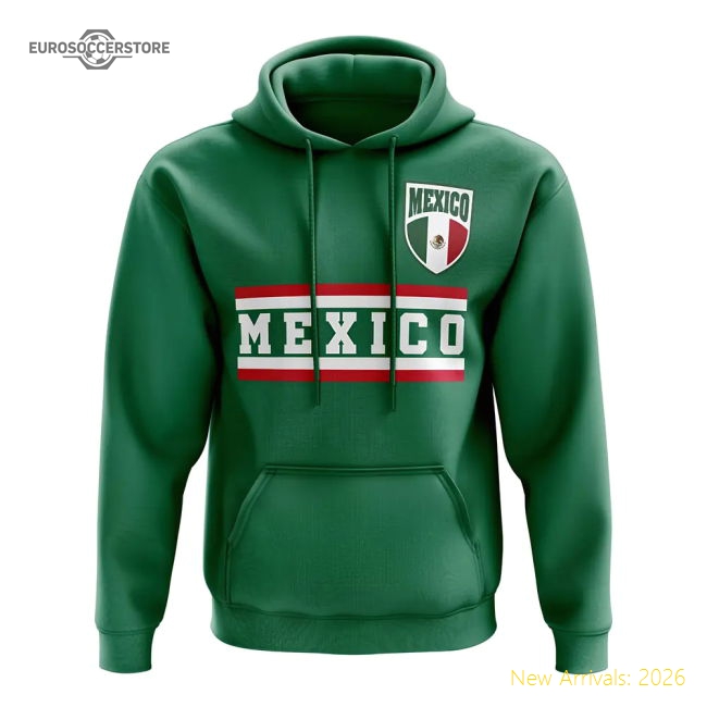 Mexico Core Football Country Hoody (Green)-Football Shirts Shop
