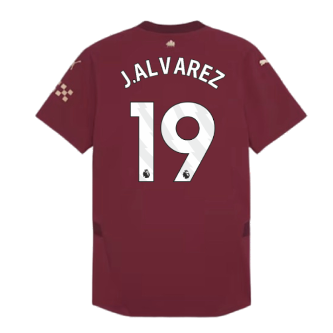 2024-2025 Man City Third Authentic Shirt w/packaging (J.Alvarez 19)-Football Shirts Shop