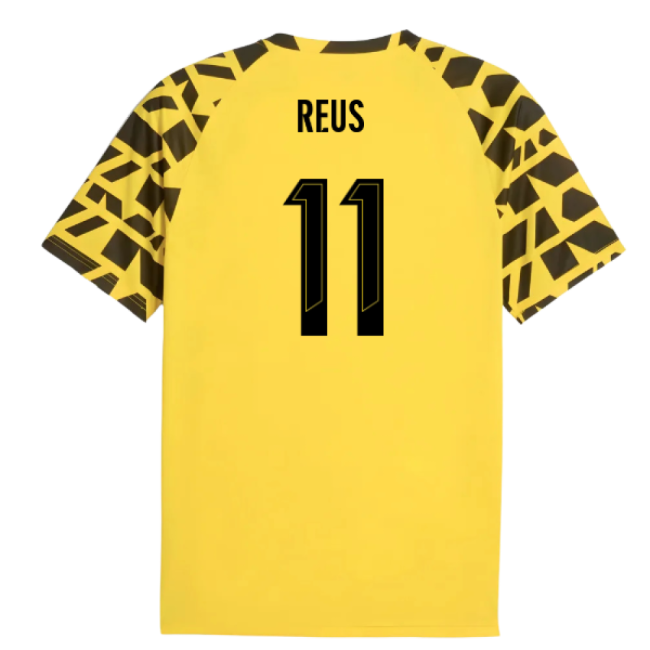 2025-2026 Borussia Dortmund Warm Up Jersey (Yellow) (Reus 11)-Football Shirts Shop