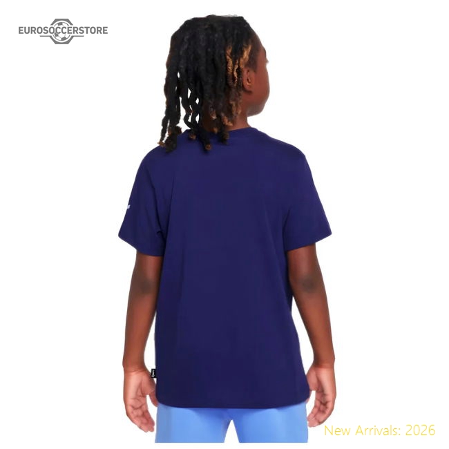 2024-2025 Tottenham Hotspur Just Do It T-Shirt (Navy) - Kids-Football Shirts Shop