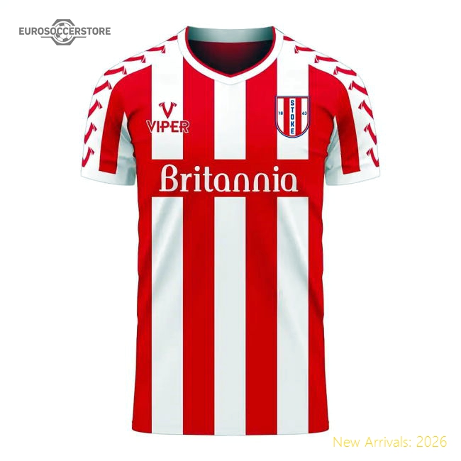 Stoke 2025-2026 Home Concept Football Kit (Viper)-Football Shirts Shop