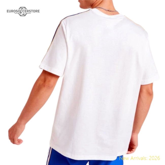 2025-2026 Real Madrid Icon T-Shirt (White)-Football Shirts Shop