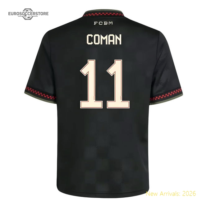 2025-2026 Bayern Munich Third Shirt (Kids) (Coman 11)-Football Shirts Shop